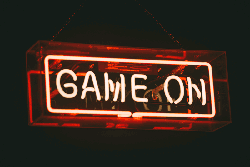 Game on sign